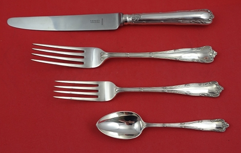 Dinner 4-pc Setting availability based on stock listed below - English Sterling by Asprey - Sterling